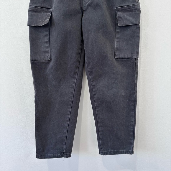 Grayson Mini Boys Twill Cargo Jogger Charcoal Grey Pants - 4t - Picture 4 of 13